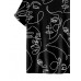 Men's Fashion New Personality Character Print Versatile T-Shirt