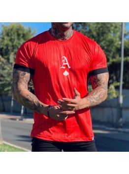 Men's Short Sleeve Casual T-Shirt HE1107-03-03