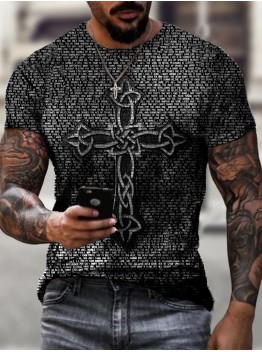 Hot cross black T-shirt HF1601-02-03