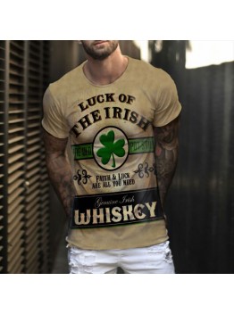 Round neck slim fit youth printed T-shirt  HE1111-02-04