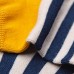 Socks Men’s Tide Socks Stripes Shallow Mouth Cotton Sweat  Absorbent Sports Street Tide Socks Four Seasons