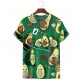 Trendy new fun avocado print T-shirt